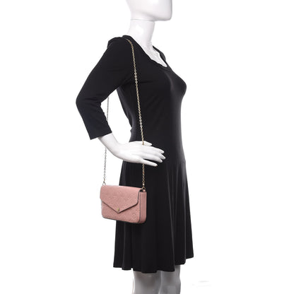 Louis Vuitton Empreinte Pochette Felicie Chain Wallet Rose Poudre 2 of 13