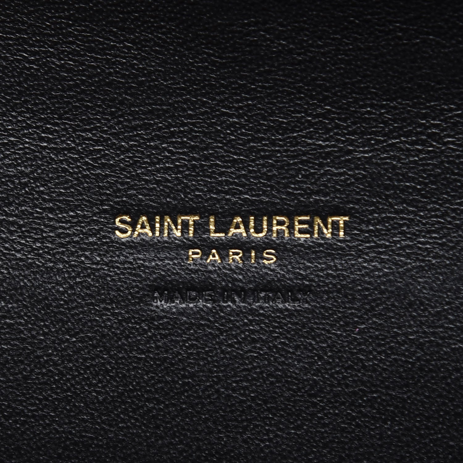 Saint Laurent Calfskin Crocodile Embossed Envelope Belt Bag Black 7 of 10