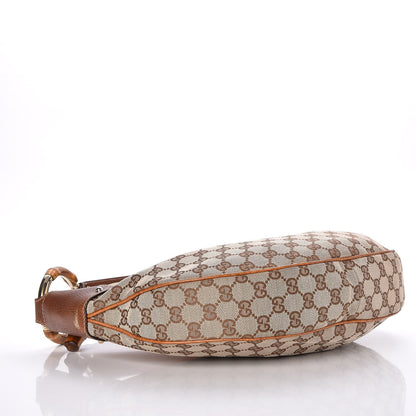 Gucci Monogram Bamboo Ring Hobo Brown 4 of 7