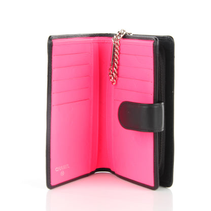 Chanel Calfskin Cambon Zipped Pocket Wallet Black 5 of 8