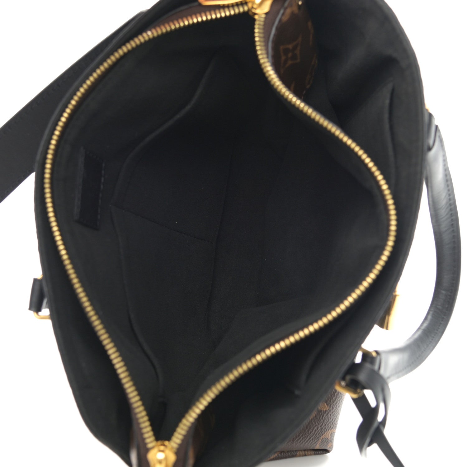 Louis Vuitton Monogram Flower Zipped Tote PM Black 6 of 13