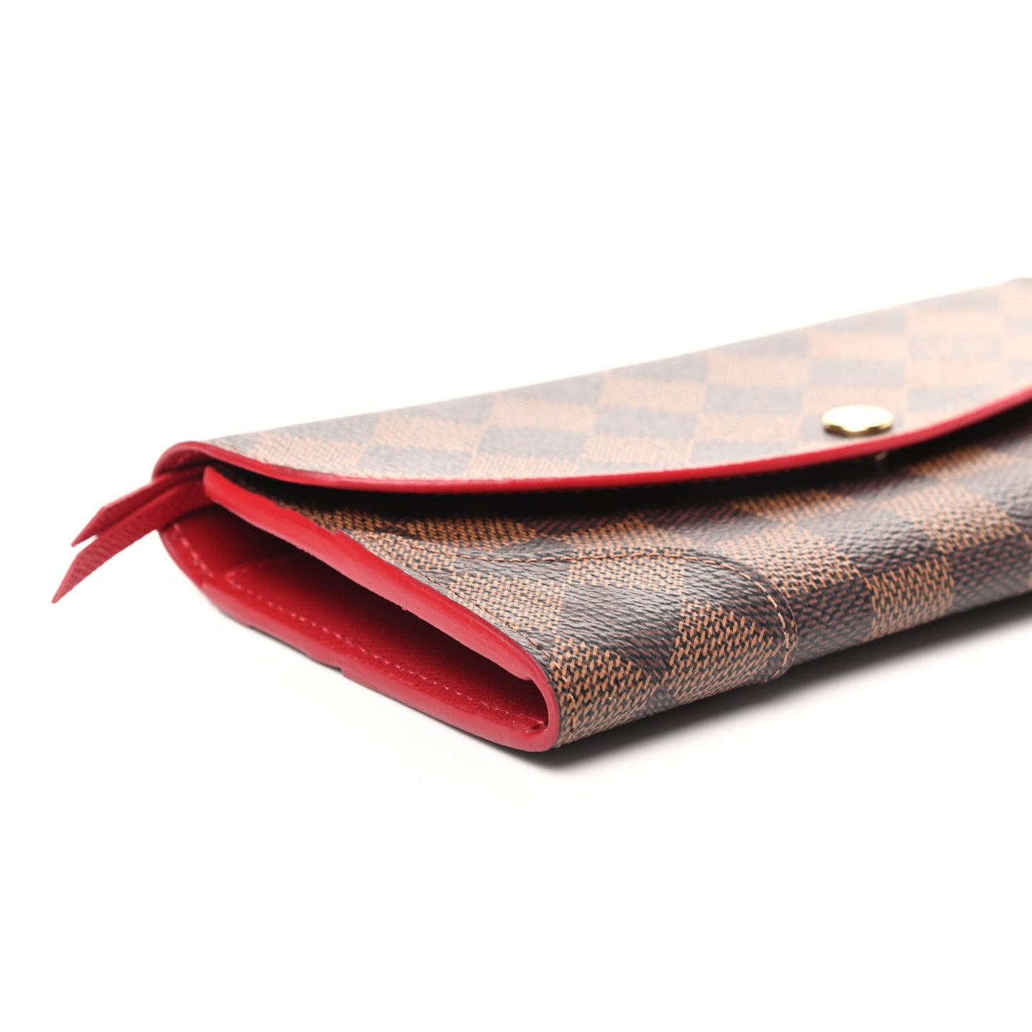Damier Ebene Caissa Wallet Cherry