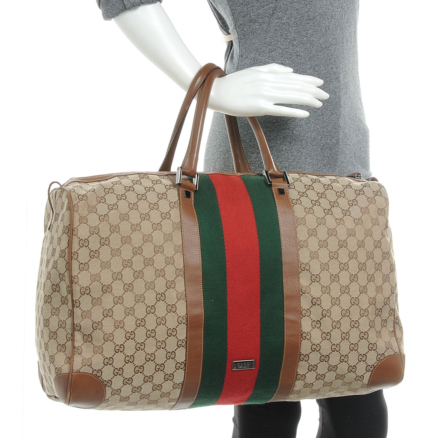 Monogram Web Duffle Bag