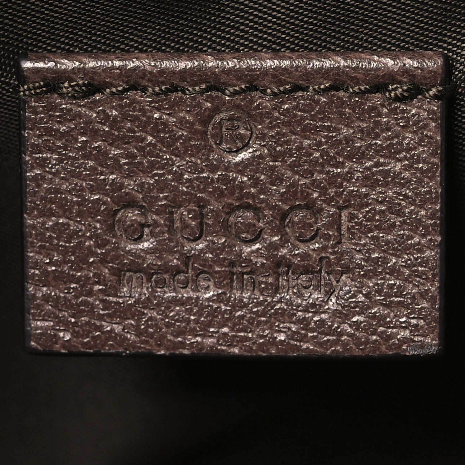 Gucci GG Supreme Monogram Textured Calfskin Web Medium Ophidia Cosmetic Case Beige Ebony New Acero 6 of 10