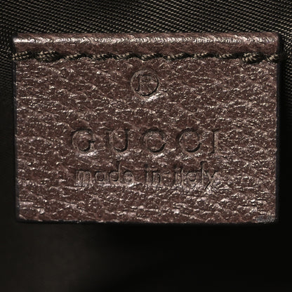 Gucci GG Supreme Monogram Textured Calfskin Web Medium Ophidia Cosmetic Case Beige Ebony New Acero 6 of 10