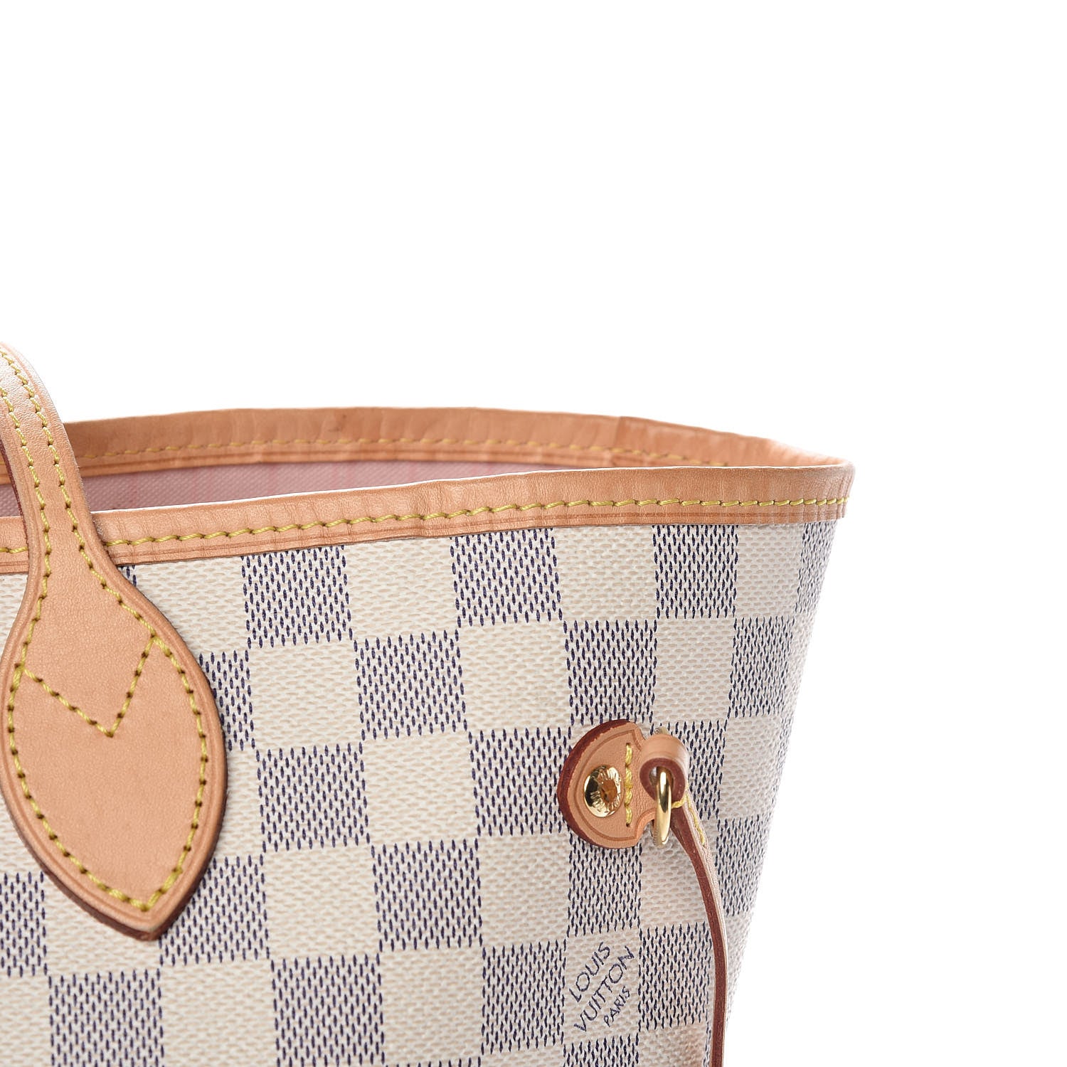 Louis Vuitton Damier Azur Neo Neverfull MM Rose Ballerine 13 of 17