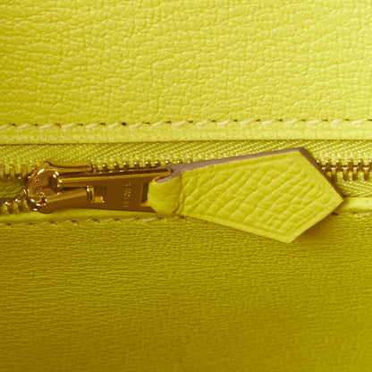 Hermes Epsom Birkin 30 Lime 15 of 32