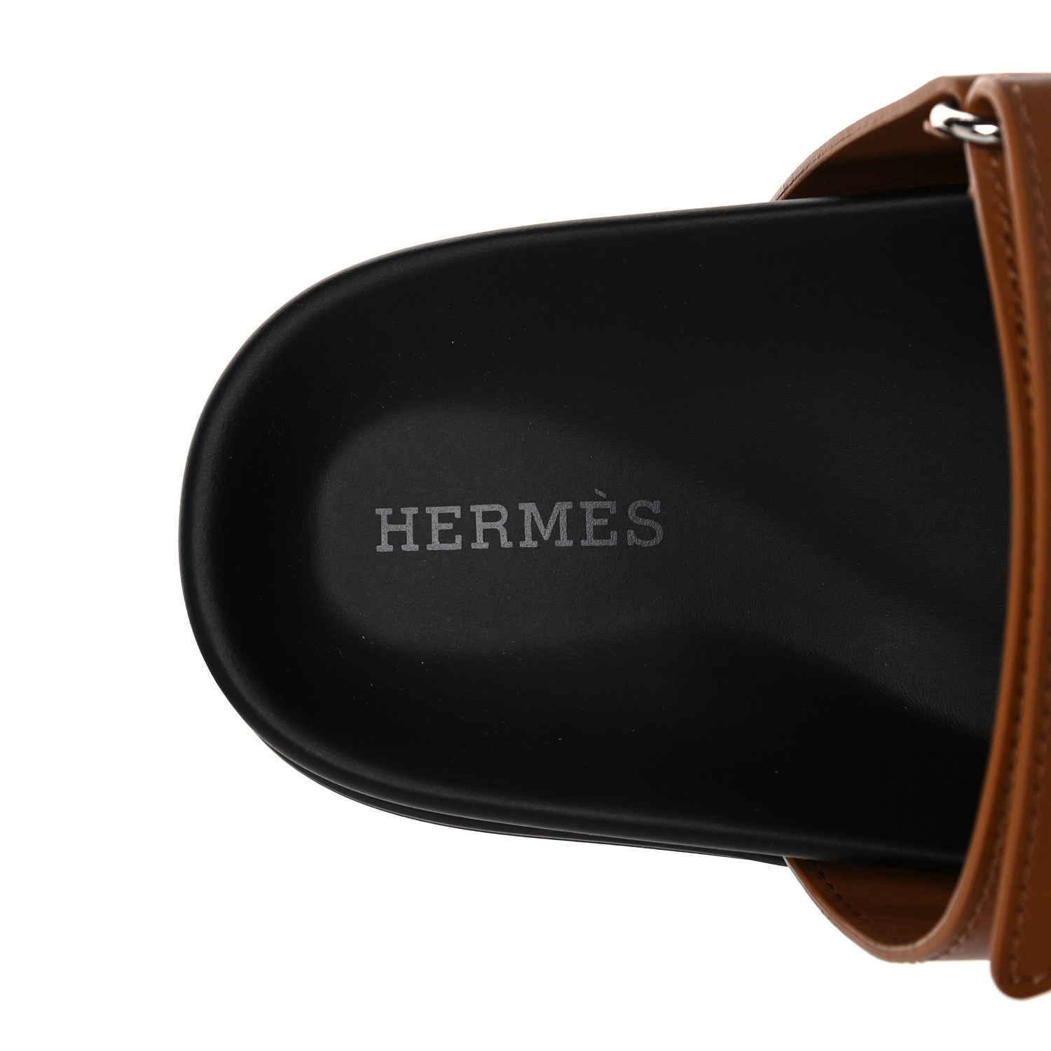 Hermes Calfskin Womens Chypre Sandals 36.5 Naturel 7 of 11