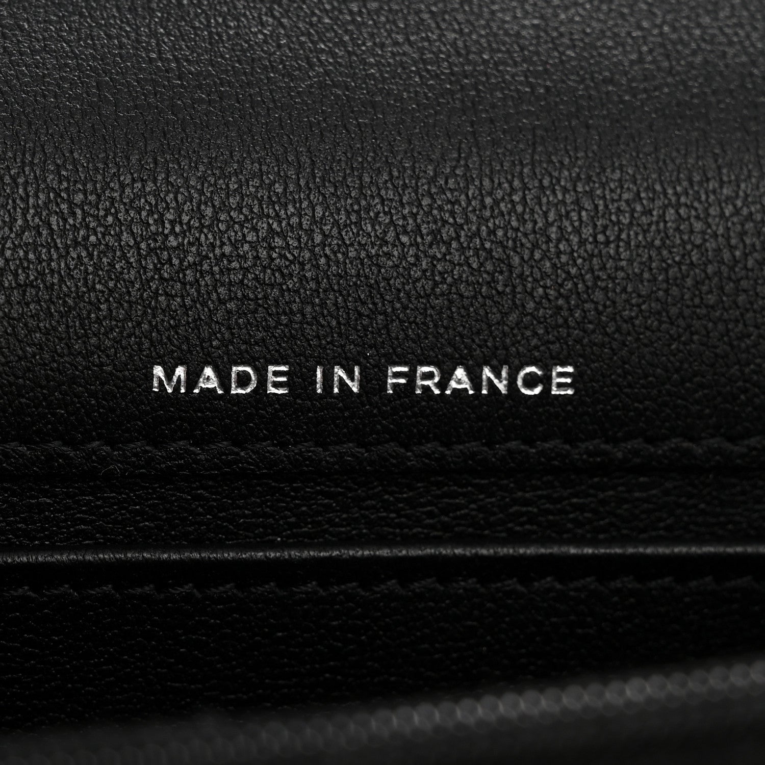 Chanel Lambskin Quilted Flap Phone Holder With Chain So Black 17 of 37