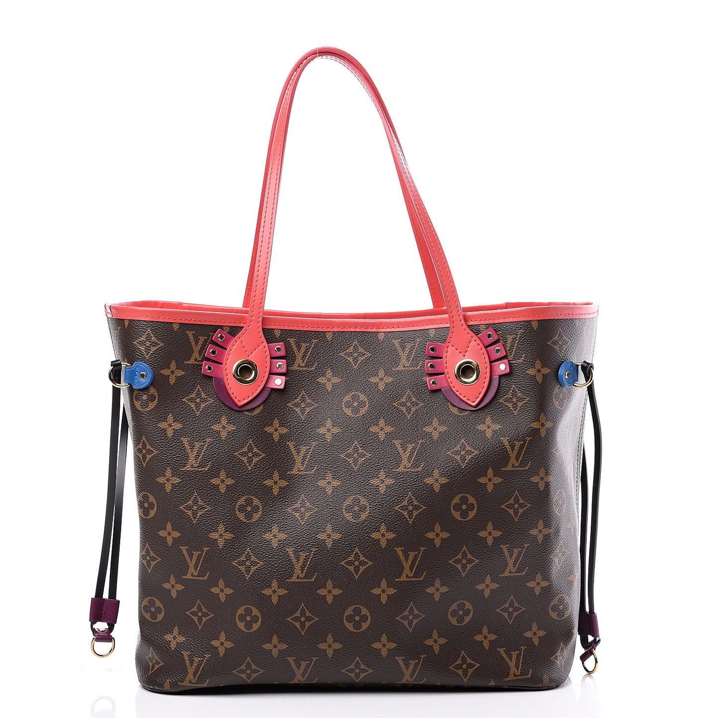Monogram Totem Neo Neverfull MM Flamingo