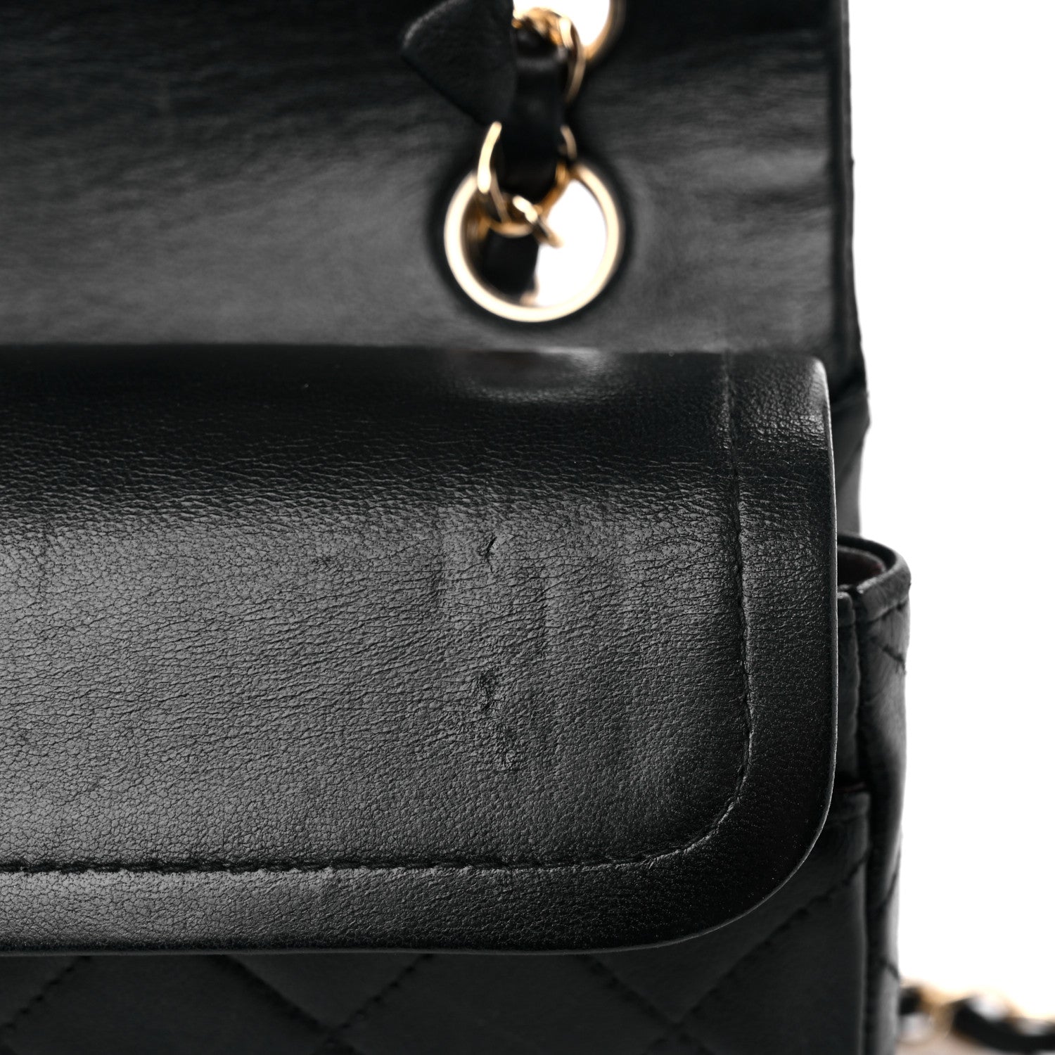 Chanel Lambskin Quilted Small Double Flap Black 23 of 25