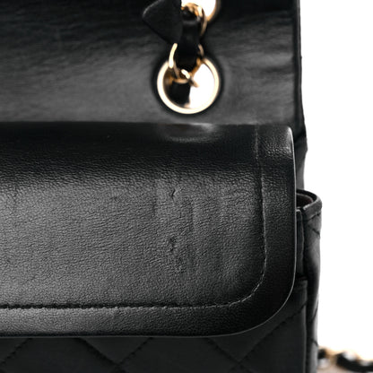 Chanel Lambskin Quilted Small Double Flap Black 23 of 25