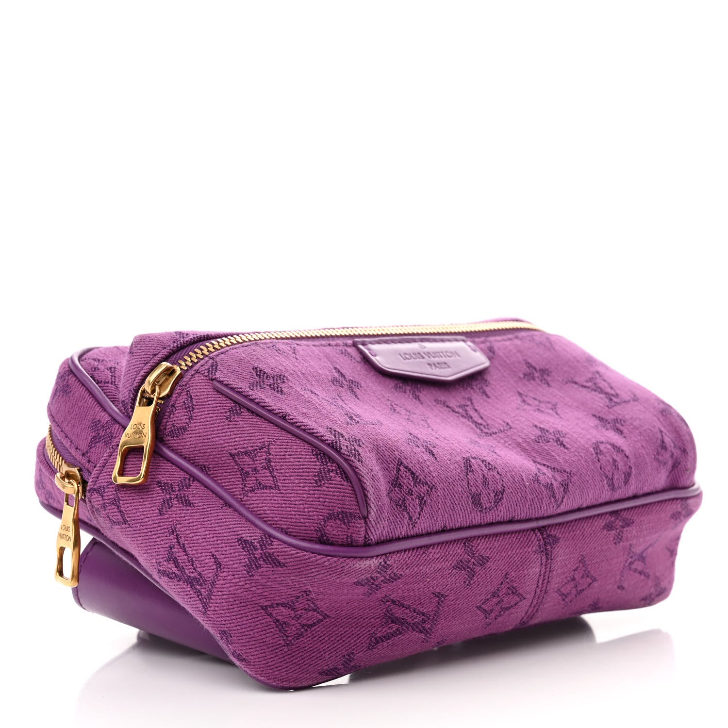 Louis Vuitton Denim Monogram Outdoor Bumbag Purple 4 of 10