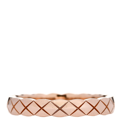 Chanel 18K Beige Gold Mini Coco Crush Ring 54 6.75 3 of 5