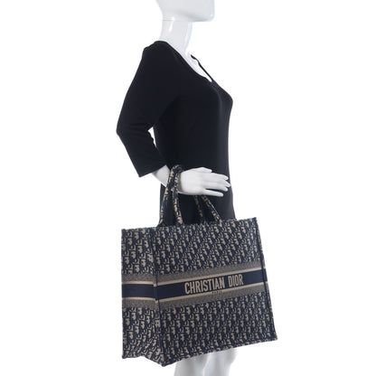Christian Dior Oblique Book Tote Blue Multicolor 2 of 9