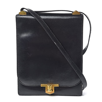 Hermes Box Shoulder Bag Black 1 of 19