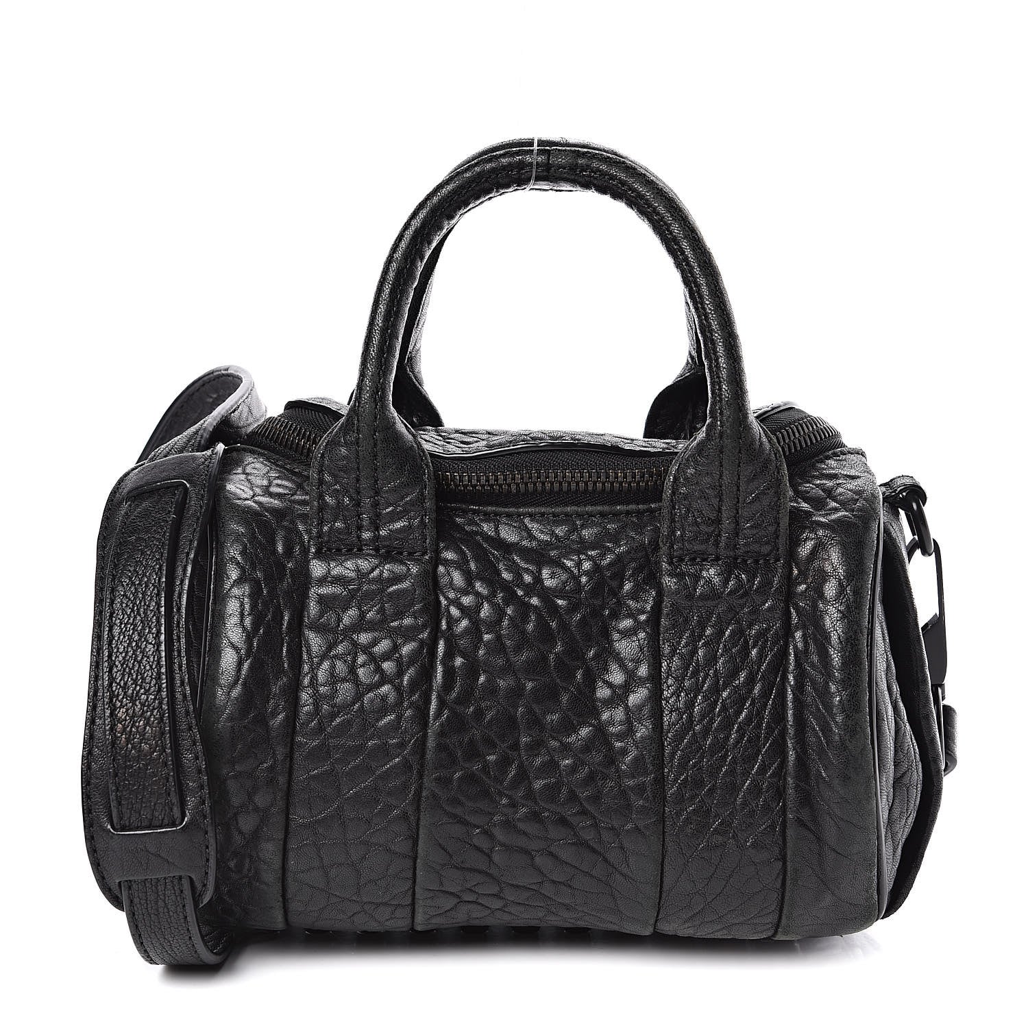 Alexander Wang Pebbled Lambskin Mini Rockie Black Matte Black Hardware 1 of 12