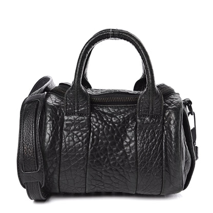 Alexander Wang Pebbled Lambskin Mini Rockie Black Matte Black Hardware 1 of 12