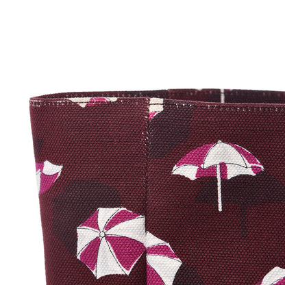 Gucci Canvas Medium Umbrella Tote Red 12 of 13