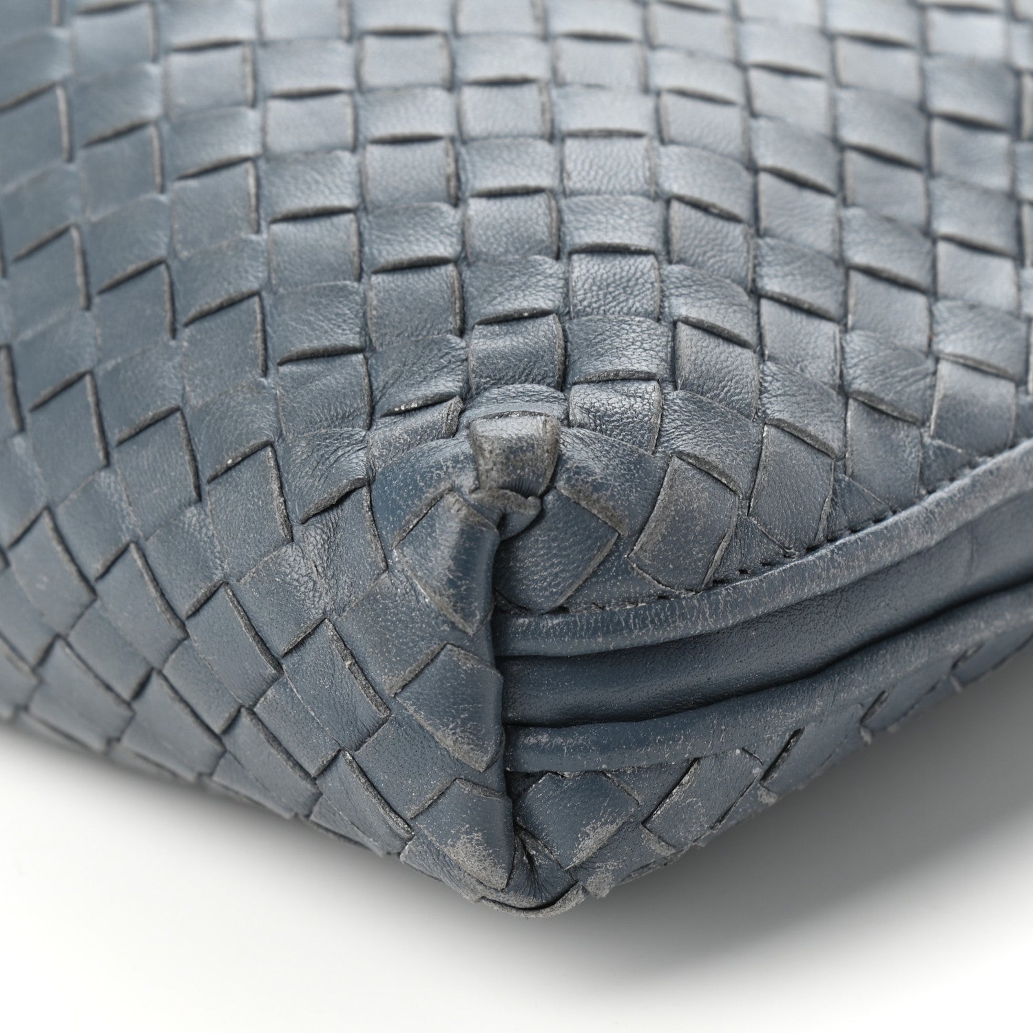 Bottega Veneta Nappa Intrecciato Pillow Crossbody Messenger Baltic Blue 8 of 8