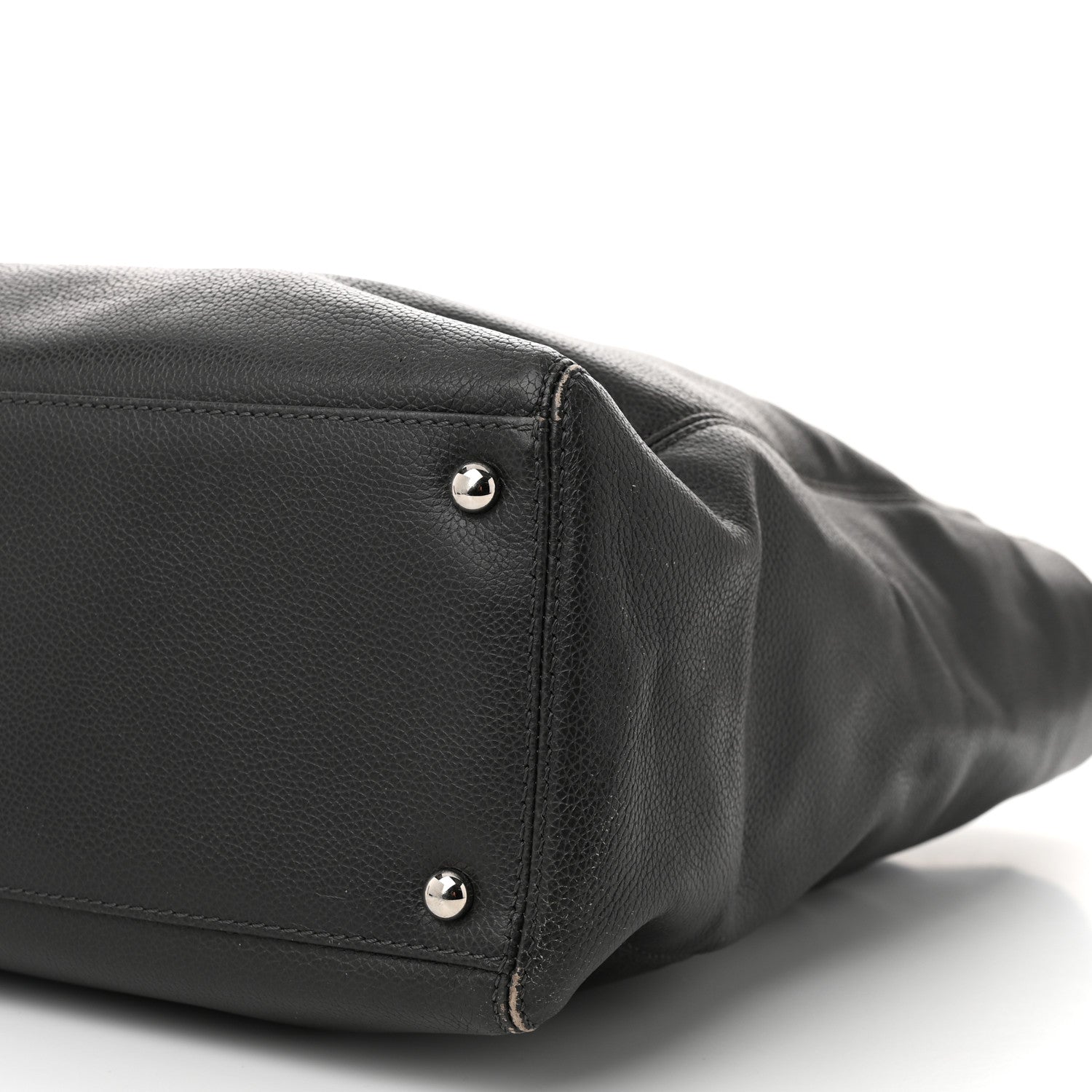 Chanel Calfskin Tall Cerf Tote Anthracite 10 of 14