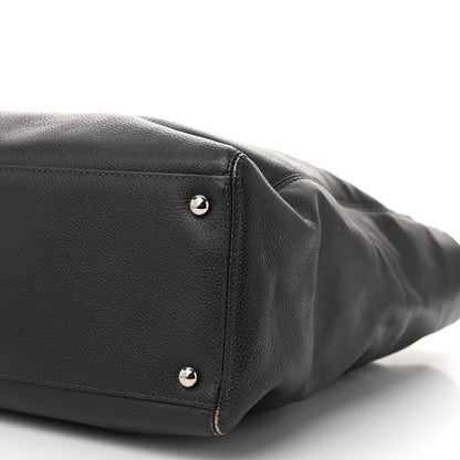 Chanel Calfskin Tall Cerf Tote Anthracite 10 of 14