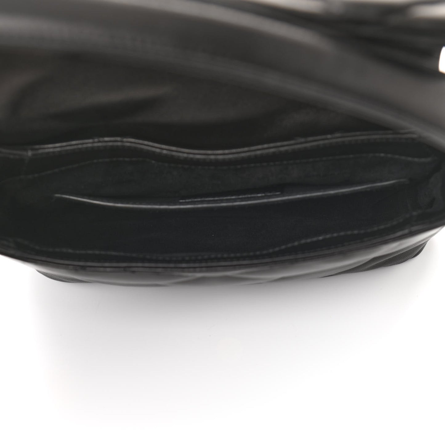 Lambskin Quilted Le 57 Diamond Shoulder Bag Black