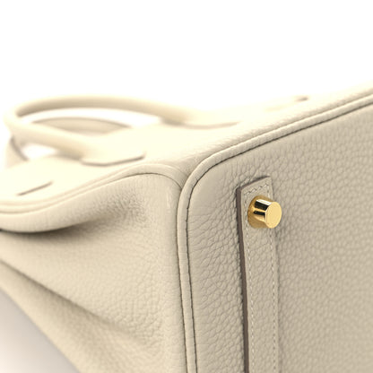 Hermes Togo Birkin 25 Craie 11 of 13