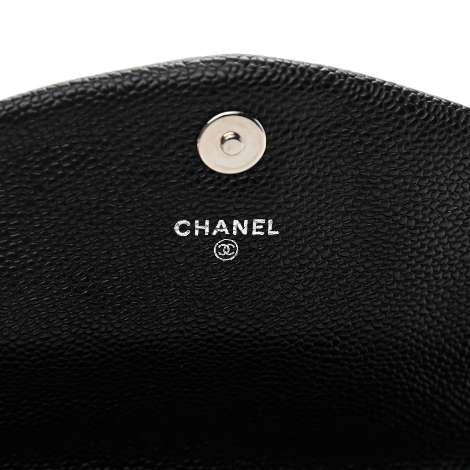 Chanel Caviar Half Moon Wallet On Chain WOC Black 6 of 12