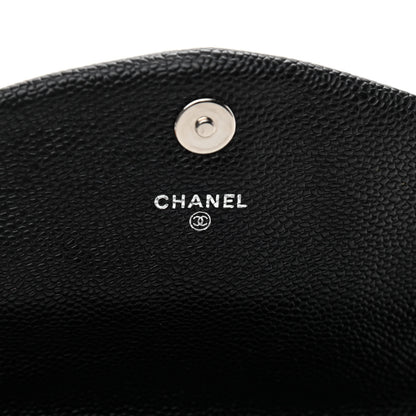 Chanel Caviar Half Moon Wallet On Chain WOC Black 6 of 12