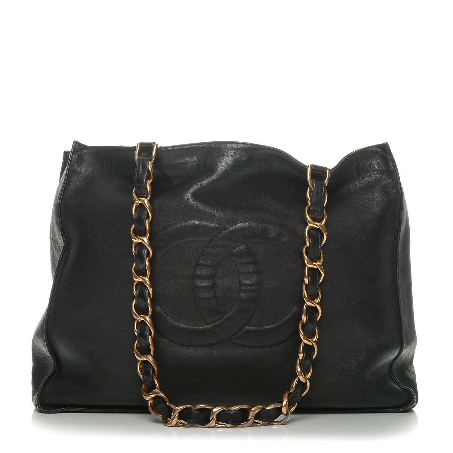 Lambskin CC Tote Black