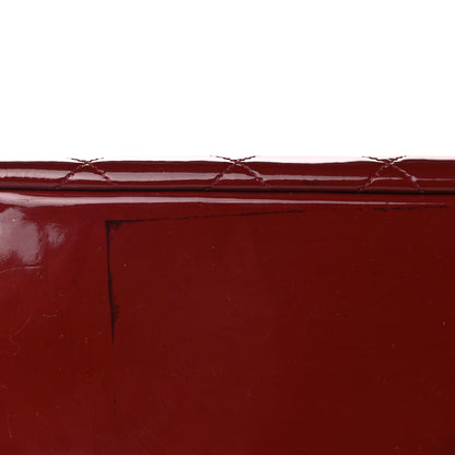Chanel Patent Quilted Timeless CC Soft Tote Red 12 of 21