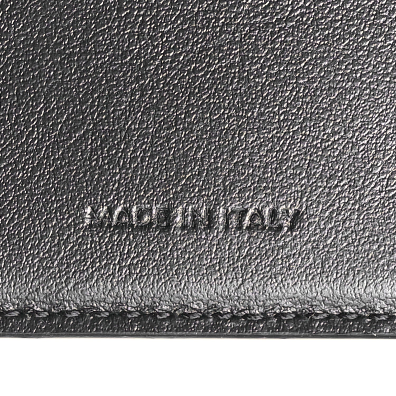 Celine Calfskin Compact Triomphe Wallet With Coin Purse Black 7 of 9