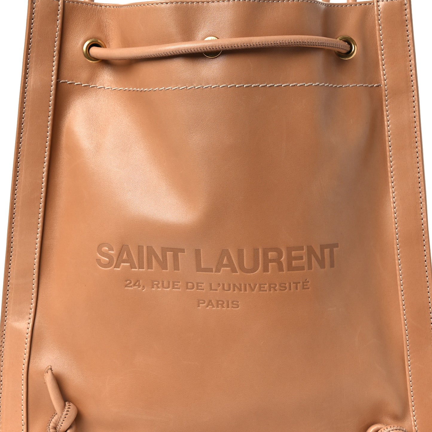 Calfskin Backpack Vintage Brown