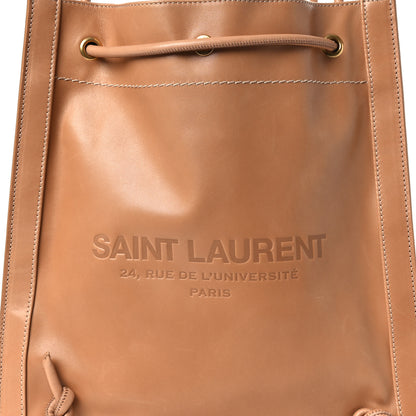 Saint Laurent Calfskin Backpack Vintage Brown 8 of 13