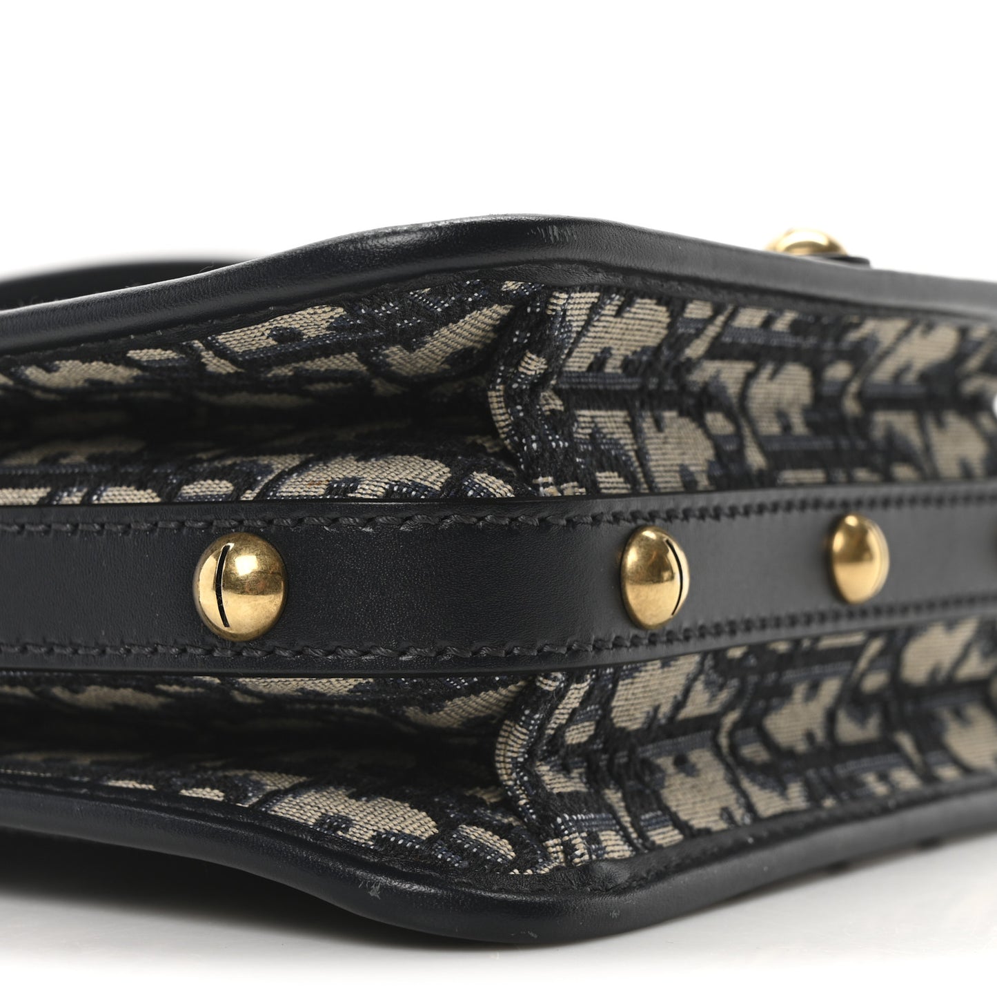 Oblique Square DiorAddict Flap Navy Blue