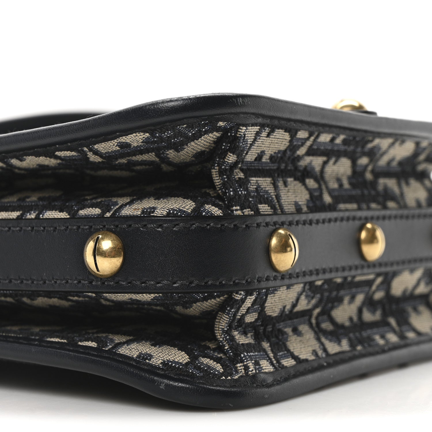 Christian Dior Oblique Square DiorAddict Flap Navy Blue 8 of 10