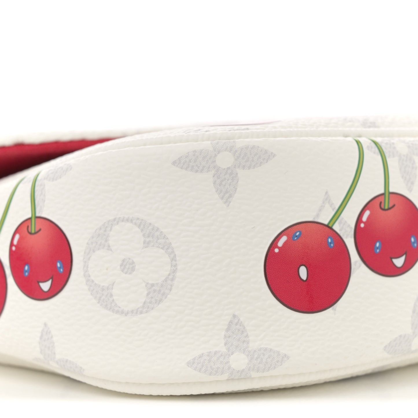 LV X TM Monogram Cerises Ivy Wallet On Chain White