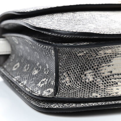 Celine Lizard Medium Classic Box Flap Bag Natural 7 of 8