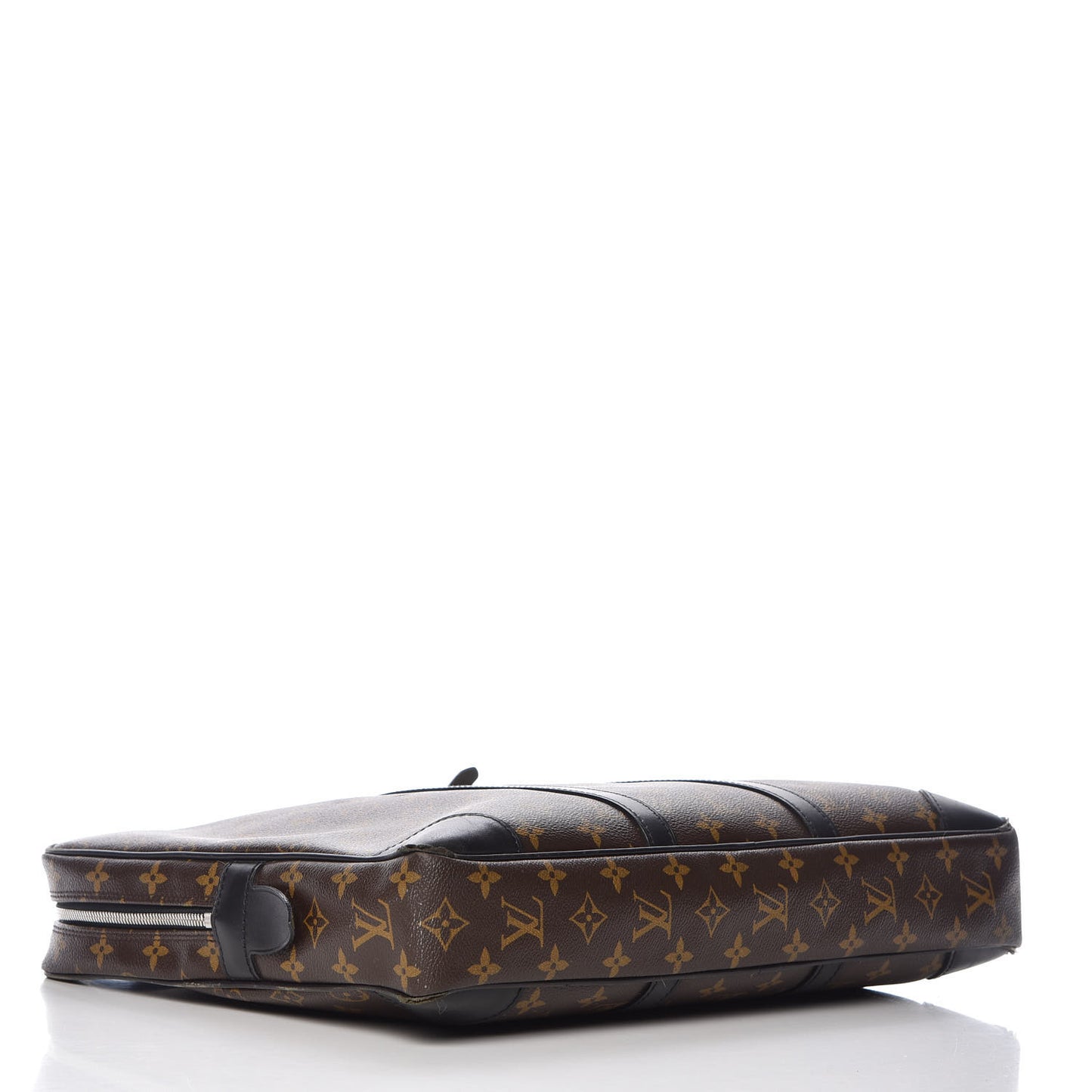 Monogram Macassar Porte Documents Voyage Soft Briefcase