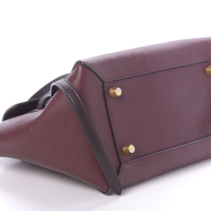 Celine Goatskin Smooth Calfskin Mini Belt Bag Burgundy 6 of 15