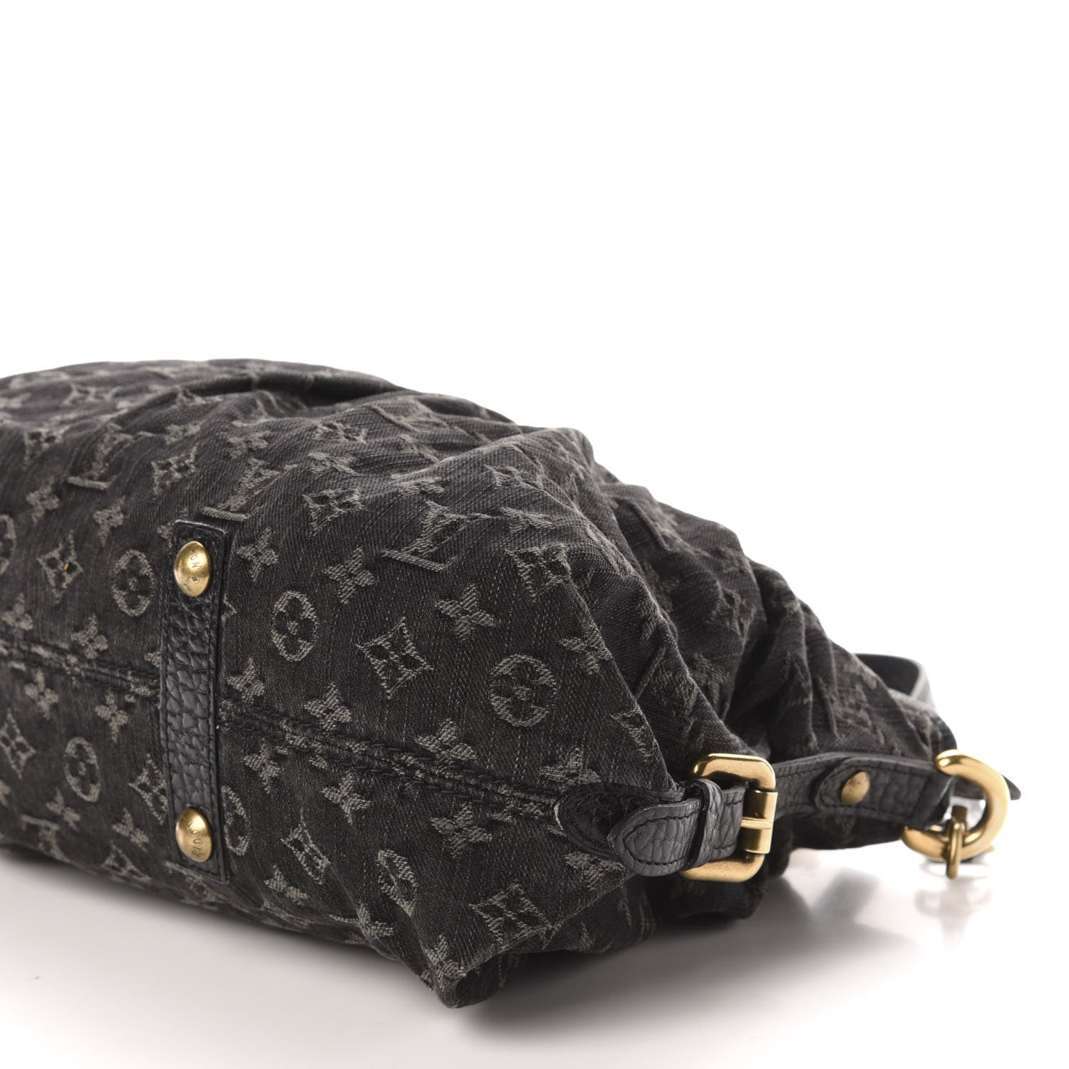 Louis Vuitton Denim Neo Cabby MM Black 10 of 14