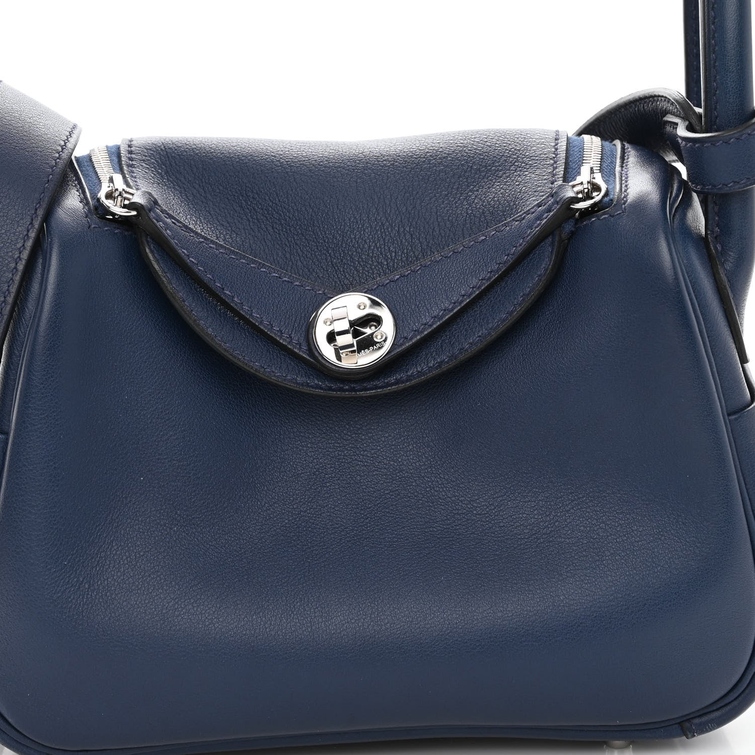 Hermes Swift Verso Mini Lindy 20 Bleu Navy Bleu Frida 7 of 10
