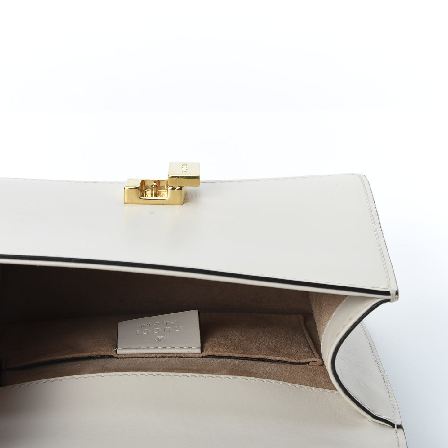 Calfskin Mini Sylvie Chain Shoulder Bag White