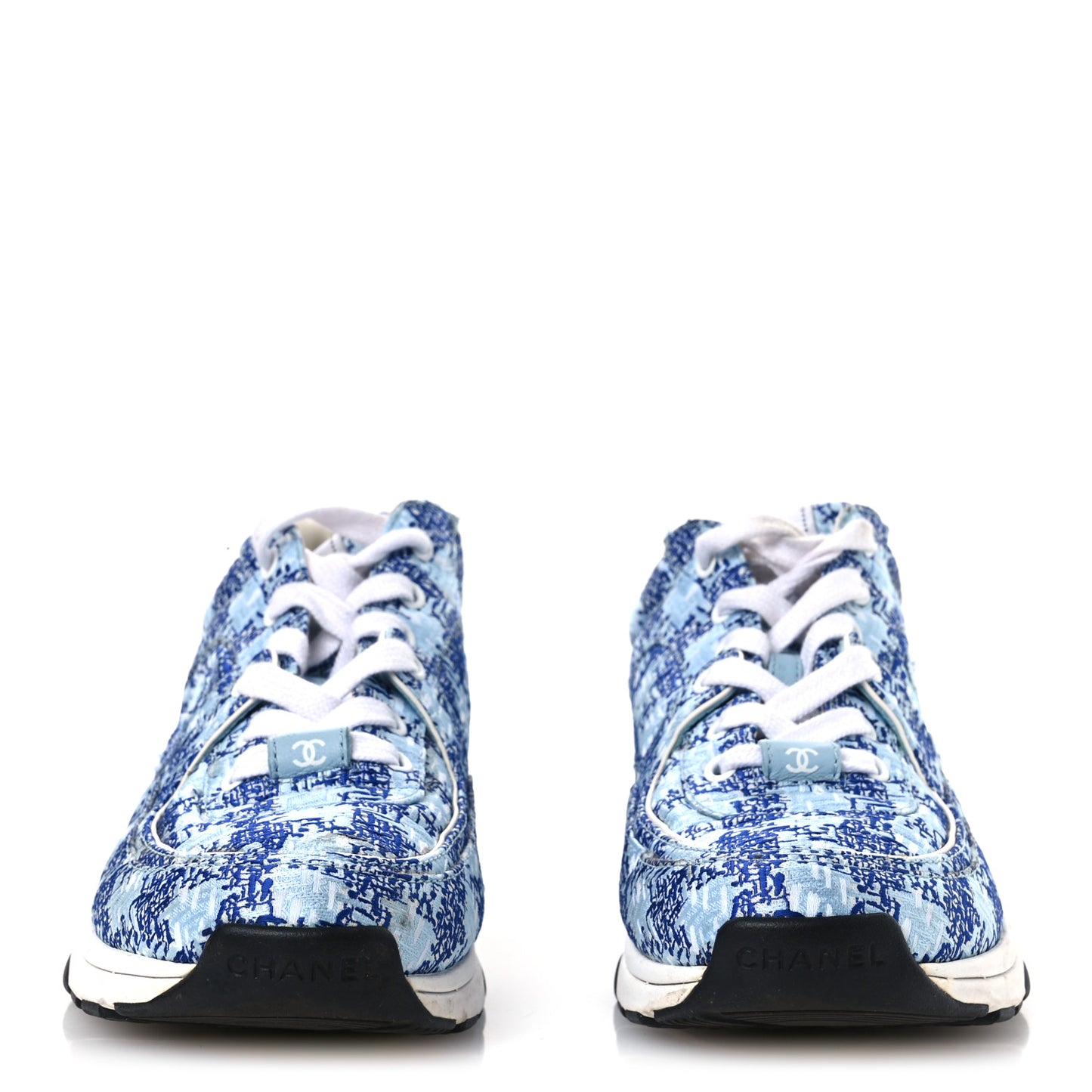 Tweed CC Sneakers 36.5 Blue White