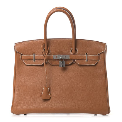 Hermes Togo Birkin 35 Gold 1 of 15