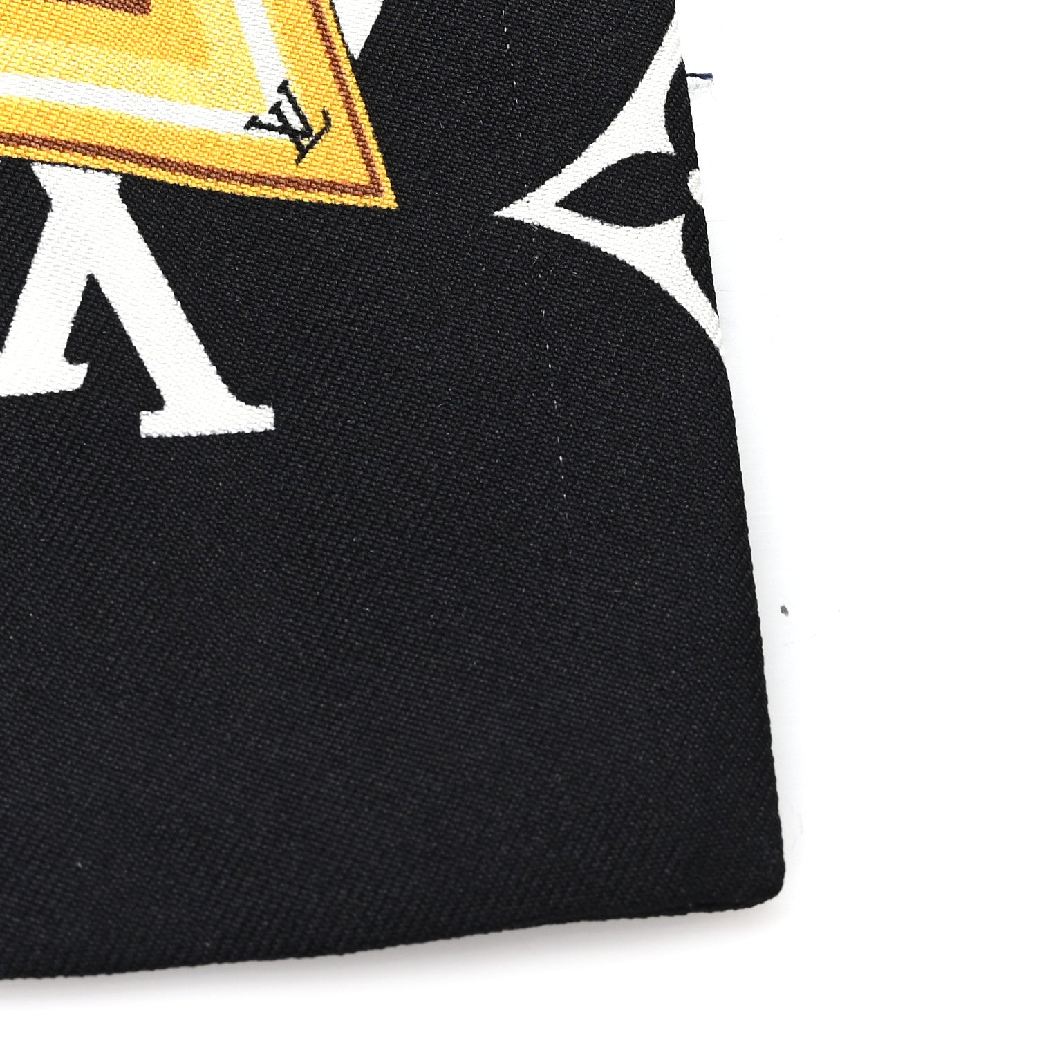 Louis Vuitton Silk Monogram Confidential Bandeau Black 3 of 3