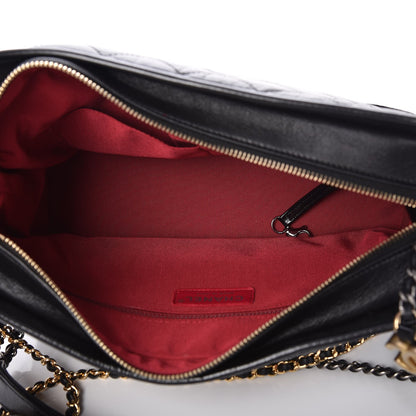 Chanel Aged Calfskin Quilted Medium Gabrielle Hobo Black 5 of 7