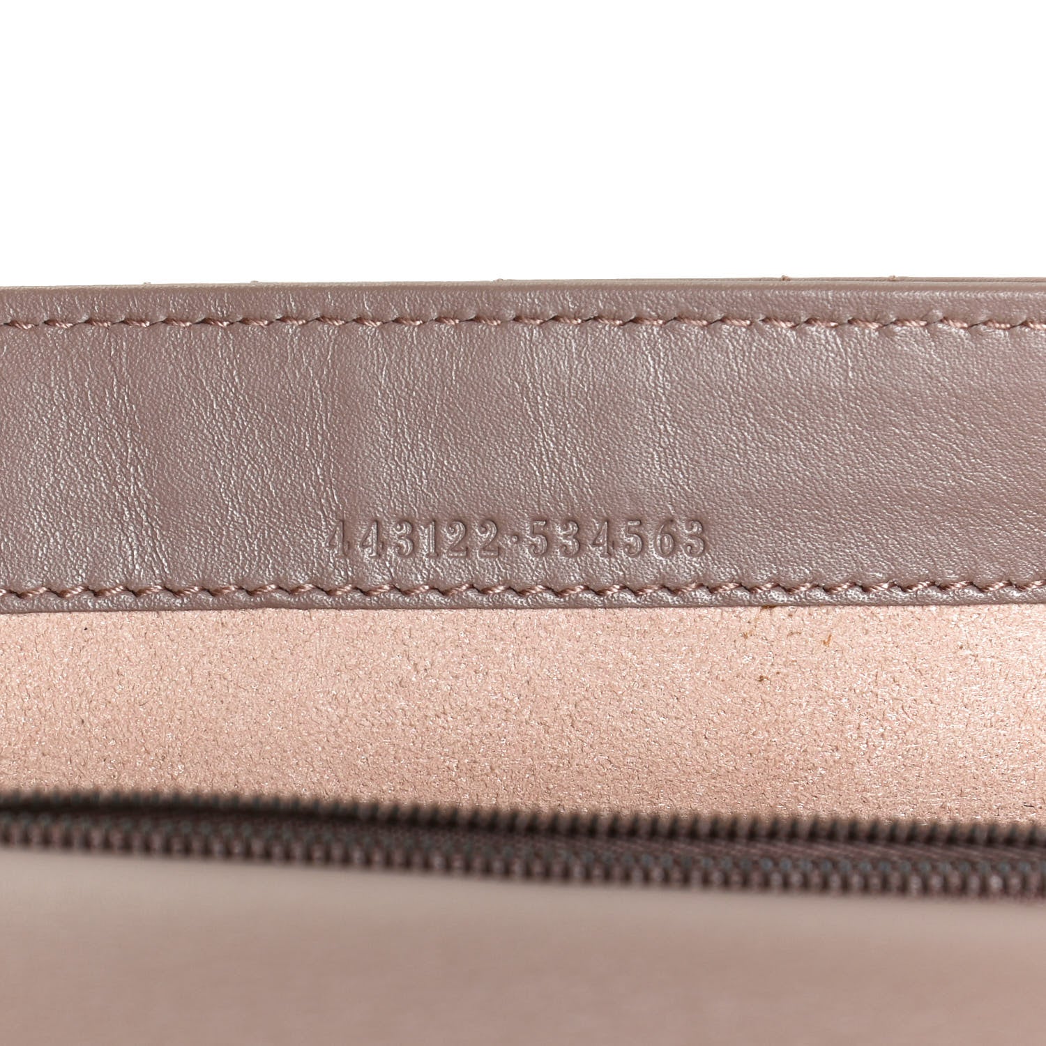 Gucci Calfskin Matelasse Mini Pearly GG Marmont Chain Wallet Porcelain Rose 8 of 11