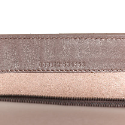 Gucci Calfskin Matelasse Mini Pearly GG Marmont Chain Wallet Porcelain Rose 8 of 11